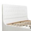 Brooks - King Contemporary Tufted Shelter Platform Bed - Antique White - Image 7