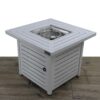 Propane Fire Pit Table - Antique Gray White - Image 4