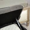 Stylish Storage Ottoman Bench With Safety Hinge For Living Room & Bedroom - Dark Gray - Image 12