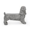 Cocker Spaniel Dog Statue - Gray - Image 12