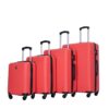 Luggage 4 Piece Lightweight Suitcase With Rotating Wheels, 24" And 28" With Tsa Lock, (16/20/24/28) - Red - Image 15