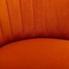 360 Degree Swivel Cuddle Barrel Accent Sofa Chair, Fluffy Round Armchair - Orange - Image 16