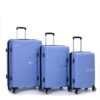 Hardshell Suitcase Double Spinner Wheels Pp Luggage Sets Lightweight Durable Suitcase With Tsa Lock, 3 Piece Set (20/24/28) - Purplish Blue - Image 4