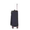 4 Piece Set (16/20/24/28), Softshell Suitcase Spinner Wheels Terylene Luggage Sets Carry On Suitcase Luggage Lightweight Durable Suitcase - Black - Image 9