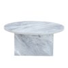 A Multi Style Decor Friendly Round Coffee Table, Featuring Modern Minimalism And Nordic Flair - White - Image 16