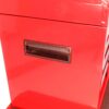 Rolling Tool Chest, 5 Drawer Tool Box Organizer With Lockable Wheels & Sliding Drawers & Detachable Top & Adjustable Shelf, Tool Storage Cabinet For Garage Workshop - Red - Image 9