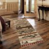 Nature's Nest - 2'7" X 7'3" Lodge Area Rug - Multi / Cream - Image 2