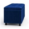 Cosmopolitan - Storage Ottoman - Blue - Image 4