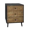 3 Drawer Cabinet, Suitable For Bedroom - Black - Image 6