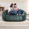 Bean Bag Sofa Lazy Sofa Durable Comfort Lounger High Back Chair For Indoor & Outdoor Use - Emerald - Image 7