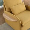 Huckleberry - Accent Chair With Storage Ottoman And Folding Side Table - Yellow - Image 5