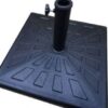 42 Pound Square Resin Umbrella Base - Black - Image 7