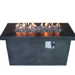 Propane / Gas Outdoor Fire Pit Table - Charcoal