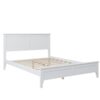 Full Modern Solid Wood Platform Bed - White - Image 6