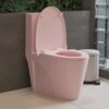 1.1 / 1.60 Gpf Dual-Flush One Piece Toilet, Water-Saving Elongated Comfort Height Floor Mounted, Soft Close 1000 Gram Map Flushing Score Toilet 23T01-Rs - Rose - Image 19