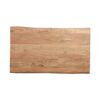 Dining Table With Top And Iron Frame - Natural / Black - Image 6