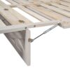 Queen Size Murphy Bed With Large Drawers - Brushed White - Image 12