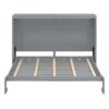 Queen Size, Murphy Wall Bed - Gray - Image 3
