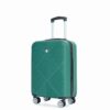2 Piece Luggage Sets Lightweight Suitcase, Spinner Wheels, (20/14) - Dark Green - Image 10