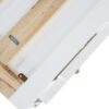 Queen Size Murphy Bed With Iron Legs, Modern Design - White - Image 18