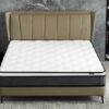 10" Full Size Hybrid Pillow Top Mattress A Box With Breathable And Hypoallergenic Design, Medium Firm For Lumbar Support - White / Gray - Image 6
