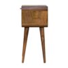 Mini Woven Nightstand - Oak - Image 8