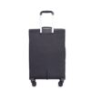 5 Piece Set (18/23/27/Travelbag /Toiletry Bag), Softshell Suitcase Spinner Wheels Terylene Polyester Luggage Sets Carry On Suitcase Luggage Lightweight Durable Suitcase - Black - Image 14