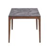 Bevis - Engineered Stone Top Dining Table - Walnut - Image 2
