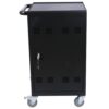 Mobile Charging Cart And Cabinet For Tablets Laptops 32-Device - Matt Black - Image 6
