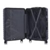 3 Piece Travel Lightweight Suitcase With Wheels, Password Lock, Business And Travel Carry On Luggage, (20" / 24" / 28") - Blue - Image 8