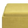 Rockwood - Cube Storage Ottoman With Tray - Dijon Yellow - Image 7