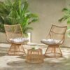 Elaine - Chair & Side Table - Light Brown - Image 11