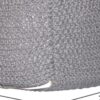 Semi Rounded Pouf Cable Knitted Perfect Seating Light - Gray - Image 5