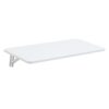 Laundry Room Folding Table Wall Mounted Folding Table For Small Spaces, Fold Down Desk, Workbench, Addition To Garage & Shed - White - Image 18