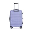 Luggage Set Of 5 Pieces, Expandable Hard Pc Luggage Set With Tsa Lock For Rotating Wheels, Lightweight Rolling Luggage - Light Purple - Image 11
