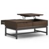 Banting - Lift Top Coffee Table - Walnut Brown - Image 2