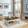 Chairside Table With Storage - Antique White - Image 5