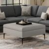 Rebecca - Coffee Table Storage Ottoman With Lift Up Lid - Gray - Image 5