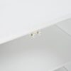 Multi Functional Storage Cabinet, 4 Door Sideboard With Unique Texture, Adjustable Shelves - White - Image 13