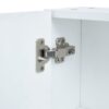 Wall Mounted Bathroom Storage Cabinet With Mirror Door, Medicine Cabinet, Over The Toilet Storage Cabinet With Shelves And Towel Rack - White - Image 16