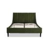Aspen - Queen Vertical Tufted Modern Headboard Platform Bed Set - Olive Green - Image 3