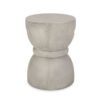 Outdoor Side Table With Hourglass Shape - Gray - Image 9
