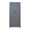 Metal Storage Cabinets, Cleaning Tool Cabinet With Locking Door, Tall Broom Tool Organizer, Large Storage Cabinet For Kitchen - Gray - Image 18