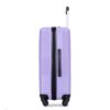 3 Piece Luggage Sets Lightweight Suitcase With Two Hooks, Spinner Wheels, (20/24/28) - Light Purple - Image 11