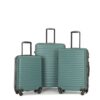 3 Piece Luggage Sets Lightweight Suitcase With Two Hooks, Spinner Wheels, Tsa Lock, (20/24/28) - Green - Image 10