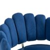 Modern Home Office Desk Chair With Adjustable Height And Swivel Wheels - Navy - Image 18