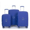 Expandable Hardshell Suitcase Double Spinner Wheels Pp Luggage Sets Lightweight Durable Suitcase & Tsa Lock, 3 Piece Set (20/24/28) - Navy - Image 4