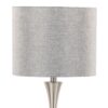 Lenuxe - Contemporary Table Lamp (Set of 2) - Polished Nickel / Gray / Silver Metallic - Image 4