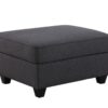 Cooper - 7 Piece Reversible L-Shape Sectional Sofa With Ottoman And Cupholder - Dark Gray - Image 5