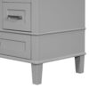 Bathroom Vanity, Modern Bathroom Cabinet With Sink Combo Set, Bathroom Storage Cabinet With A Soft Closing Door And 3 Drawers, Solid Wood Frame - Gray - Image 22